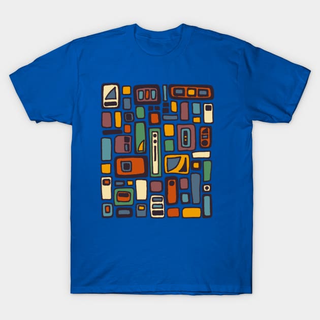 Retro Abstract T-Shirt by ViviGonzalezArt